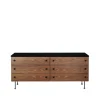 Byråer & Hurtsar|Byråer & Hurtsar-GUBI 62 Dresser byrå, american walnut, 6 lådor