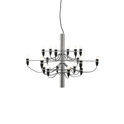 Taklampor & Pendlar-Flos 2097 Sarfatti ljuskrona, Krom 18 lampor