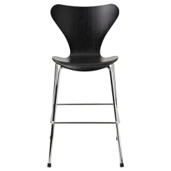 3177 Sjuan Junior stol krom, Ash black^Fritz Hansen Outlet