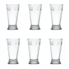 Drinkglas-La Rochère Abeille drinkglas 46 cl 6-pack, Klar