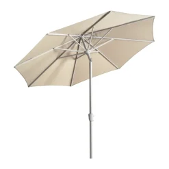 Solskydd·Parasoller|Parasoller-Brafab Abriola parasoll, Champagne, Ø270 cm