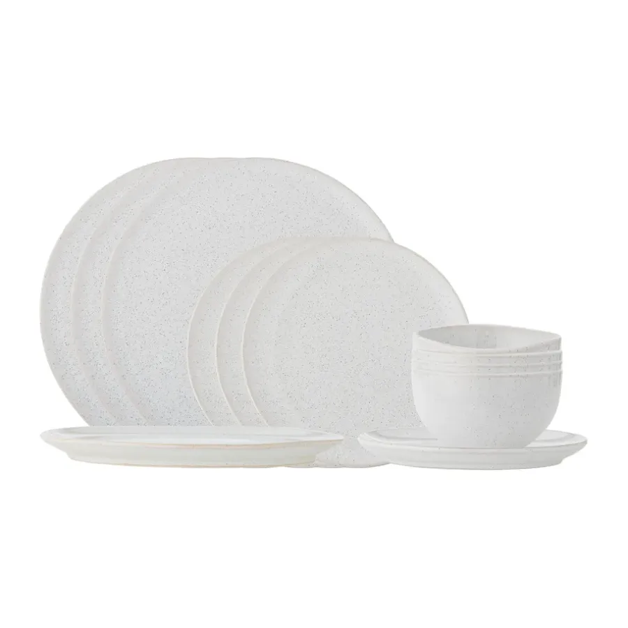 Serviser & Startset-Bloomingville Addison servisset 12 delar, Vit