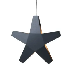 Adventsstjärnor-SMD Design Advent Stjärna Adventsstjärna, grå, 40 cm, ljusgrå textilsladd