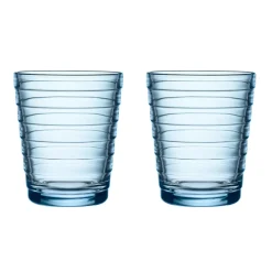 Dricksglas-Iittala Aino Aalto dricksglas 22 cl 2-pack, Aqua