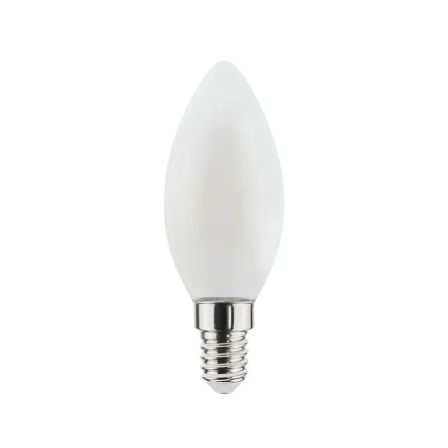 Övriga Lamptillbehör|Ljuskällor-Airam Filament LED dim to warm-kronljus ljuskälla, opal e14, 5w