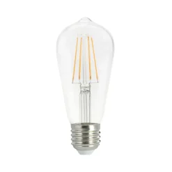 Filament LED Edison ljuskälla, Klar-dimbar-4-filament e27-5w^Airam Sale