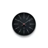 Väggklockor-Arne Jacobsen Clocks AJ Bankers väggur svart, Ø 21 cm