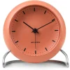 AJ City Hall bordsklocka, Pale orange^Arne Jacobsen Clocks Clearance