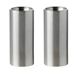 Saltkar & Pepparkar-Stelton AJ cylinda-line salt- och pepparset, Rostfri