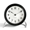 Bordsklockor-Arne Jacobsen Clocks AJ Station bordsklocka, svart