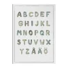 Posters-Kunskapstavlan® Alfabetet akvarell poster, 50x70 cm