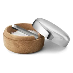 Alfredo saltkar Ø8,5 cm, Ek-rostfritt stål^Georg Jensen Hot