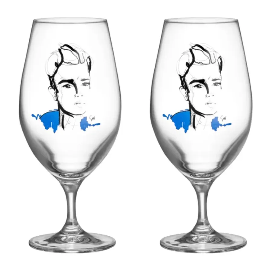 Ölglas-Kosta Boda All about you ölglas 40 cl 2-pack, Celebrate him