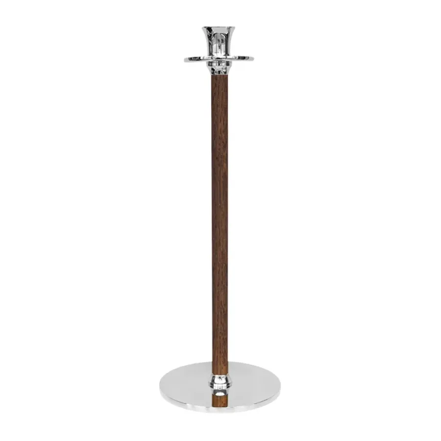 Ljusstakar-Hilke Collection Alto Basso ljusstake 30 cm, Förnicklad mässing