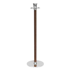 Alto Basso ljusstake, Förnicklad mässing^Hilke Collection Online