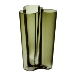 Vaser-Iittala Alvar Aalto vas mossgrön, 251 mm