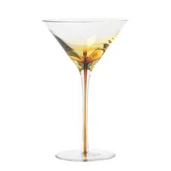 Cocktailglas|Drinkglas-Broste Copenhagen Amber martiniglas, 20 cl