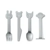 Barnbestick-Gense Animal Friends bestick 4 delar, barnbestick