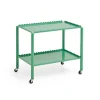 Serveringsvagnar & Rullvagnar-HAY Arcs Trolley Low serveringsvagn, Soft jade