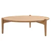 Aria soffbord, Ek, Ø90x30 cm^Design House Stockholm Hot