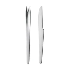 Bestickset-Georg Jensen Arne Jacobsen dessertbestick, 8 delar