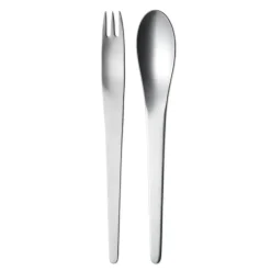 Arne Jacobsen salladsbestick, 2 delar^Georg Jensen Clearance