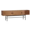 Tv-Bänkar & Mediabänkar|Tv-Bänkar & Mediabänkar-Woud Array sidobord låg, 150 cm, Valnöt