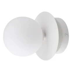 Art Deco IP44 vägglampa/plafond, Vit^Globen Lighting Sale