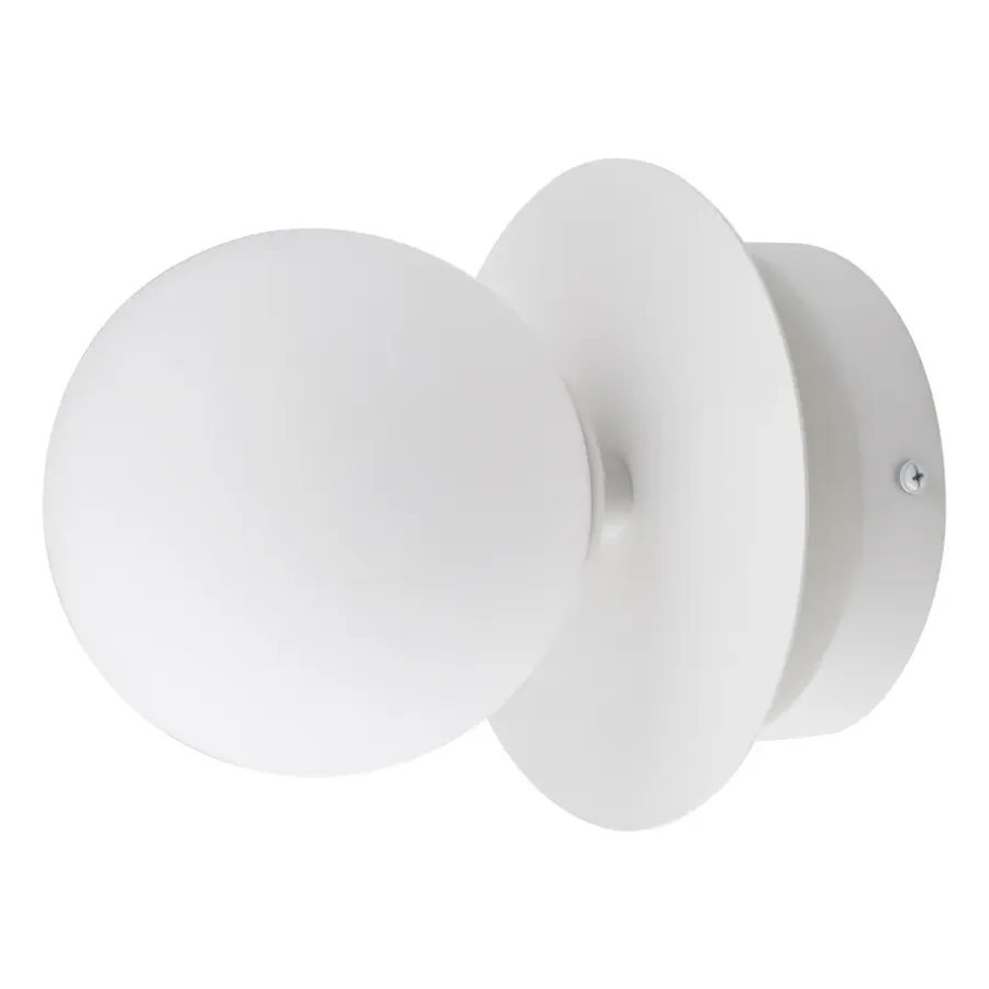 Art Deco IP44 vägglampa/plafond, Vit^Globen Lighting Sale