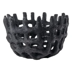 Dekorationsskålar-Mette Ditmer Art Piece flätad korg, Black