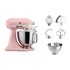 Köksassistenter & Köksmaskiner-KitchenAid Artisan 5KSM175 köksmaskin med extra tillbehör 4,8 L, Dried rose