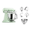 Köksassistenter & Köksmaskiner-KitchenAid Artisan 5KSM175 köksmaskin med extra tillbehör 4,8 L, Pistachio
