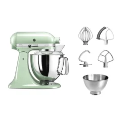 Köksassistenter & Köksmaskiner-KitchenAid Artisan 5KSM175 köksmaskin med extra tillbehör 4,8 L, Pistachio