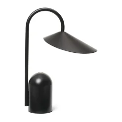 Arum portabel lampa, Black^Ferm Living