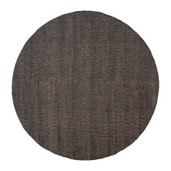 Runda Mattor-Linie Design Asko matta rund, Black, Ø240 cm