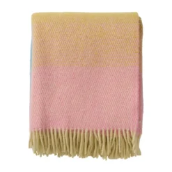 Aurora ullpläd 130x200 cm, Pastel dream^Klippan Yllefabrik Best