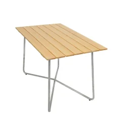 Utebord·Matbord Utomhus|Matbord Utomhus-Grythyttan Stålmöbler B25A bord, Furu olja-varmförzinkad