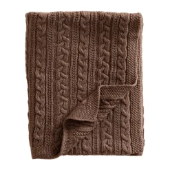 Babyfilt stickad merinoull 80x100 cm, Cookie^Jack o Juno