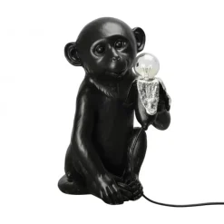 Barnlampor-Byon Banana Monkey bordslampa, Svart