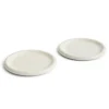 Barro tallrik, Off-white, Ø24 cm 2-pack^HAY New