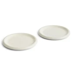 Barro tallrik, Off-white, Ø24 cm 2-pack^HAY New