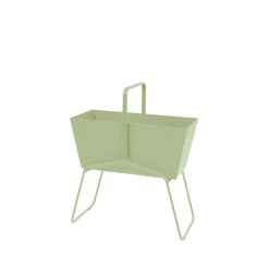 Balkongmöbler·Balkonglådor|Balkonglådor-Fermob Basket high planteringsbox, Willow green
