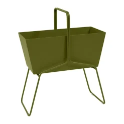 Balkongmöbler·Balkonglådor|Balkonglådor-Fermob Basket high planteringsbox, Pesto