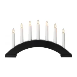 Bea ljusstake 39 cm, Svart^Star Trading Best