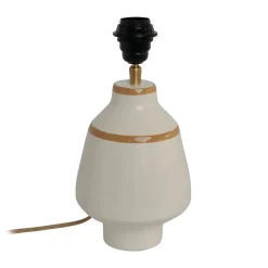 Becky lampfot Ø15x30 cm, White-mustard^Watt & Veke Clearance