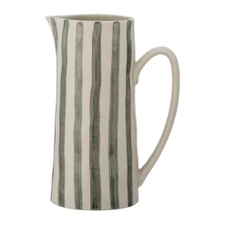 Vattenkaraffer & Kannor-Bloomingville Begonia kanna stengods 23,5 cm, Green