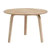 Bella soffbord, Lacquered oak, Ø60x39 cm^HAY Outlet