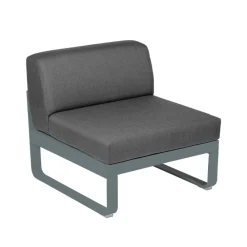 Bellevie Central modulsoffa, Storm grey, graphite grey dyna, 1-sits^Fermob Outlet