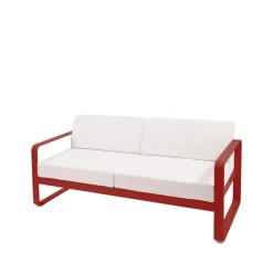 Bellevie 2-sits soffa, Chili, off-white dyna^Fermob Best