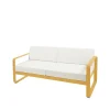 Balkongmöbler·Balkongsoffor|Balkongsoffor-Fermob Bellevie 2-sits soffa, Honey, off-white dyna